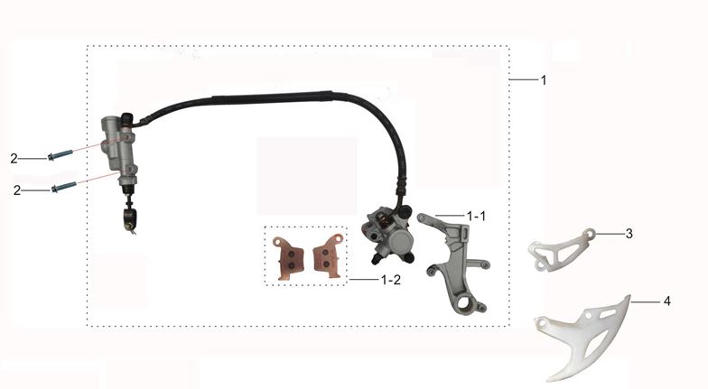 Protector Disco Trasero Pitsterpro LXR 250 / XTR 250