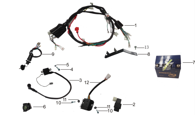 Relay Arranque Pitsterpro CR 300SS