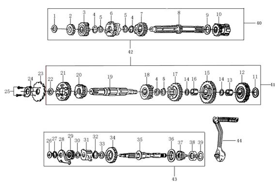 Eje Salida / Principal Kayo T4