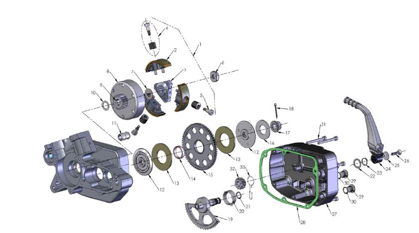Clutch Manzana Cobra CX 50cc