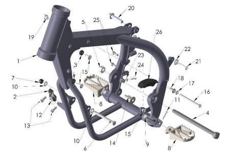 Deslizador Cadena Inferior Cadena Cobra CX 50 SR / FWE / 65 2022