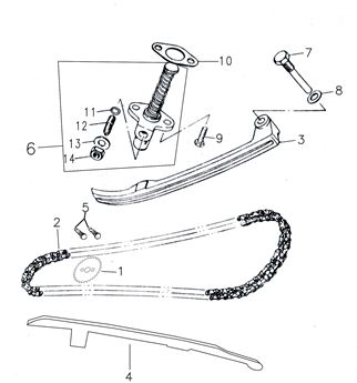 Guia Cadena Distribucion Pitsterpro / Kayo 150 – 160cc Inferior (copia)