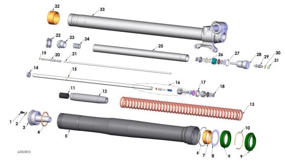 Retenedor Suspension Set Modelos Cobra 35mm (copia)