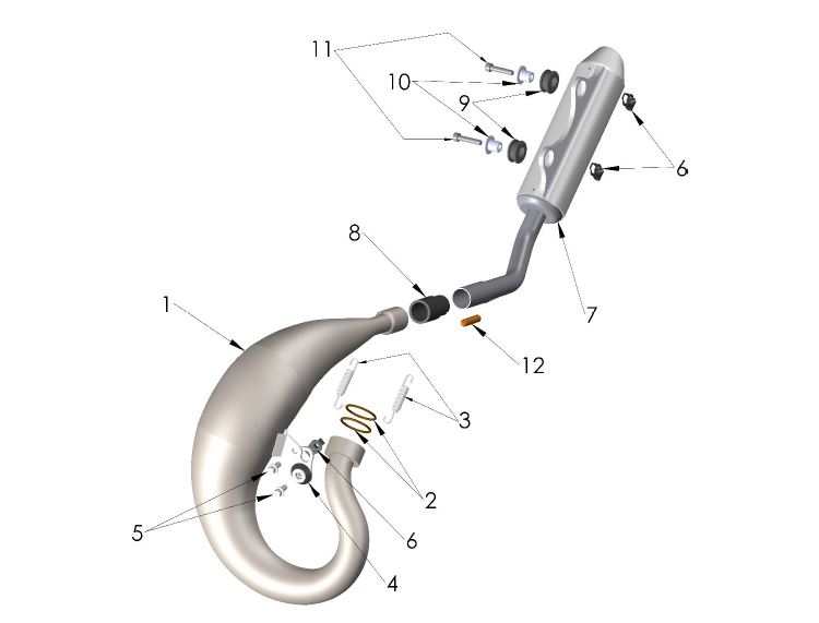 Soporte Mufla Cobra CX 50 King / FWE 2021 - Actual (copia)