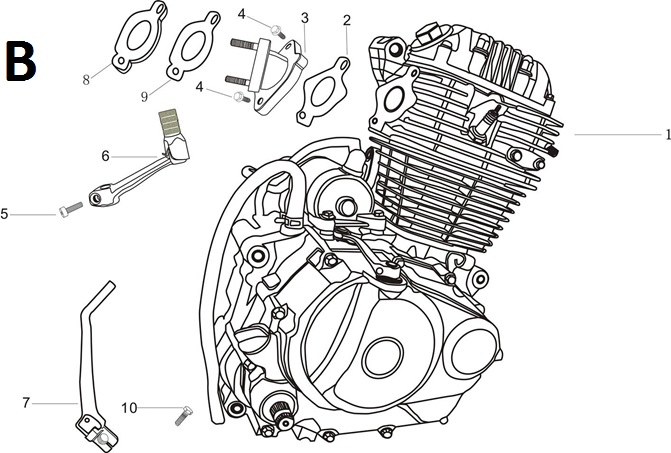 Empaque Toma Carburador Pitsterpro XTR 250 AC / Kayo T4 2014-20
