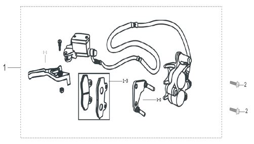 Fibras Freno Delantero Pitsterpro MX, X4, X5 / Kayo TTR, TD, TT