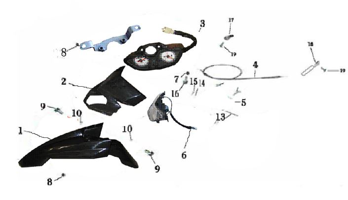 Guardabarro Delantero Pitsterpro LXT 400 / Formula XY 400