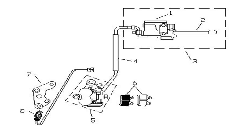 Manguera Freno Delantero Pitsterpro XTR 250 LC 2011-12