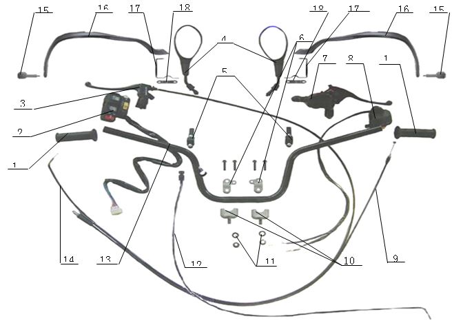 Manilla Clutch Completa Pitsterpro Mavoc 400