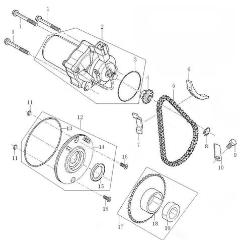 Motor Arranque Pitsterpro STR 125