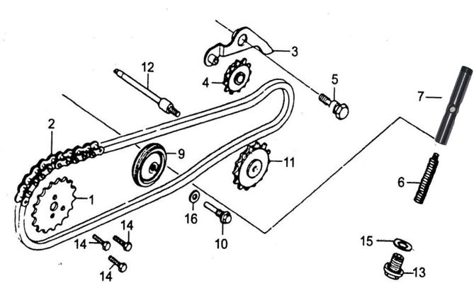 Piñon Arbol Levas Pitsterpro Classic 125 cc