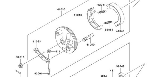 [DC00733-B1/B7] Porta Fibra Delantero Kawasaki KLX 110