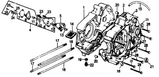 [PB00301-OF/Z9] Retenedor Eje Cambios Pit bike 90 -190cc