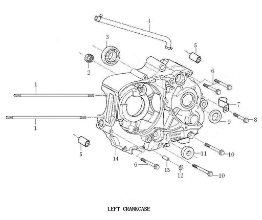 [BS01918-B1/22-STR125] Retenedor Eje Cambios Pitsterpro STR 125