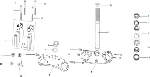 [BB00363-B1/B3] Estersio Pitsterpro XTR 250 AC / Kayo T4 5. TUERCA (copia)