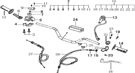 [6020090004-B2/C5] Manilla Clutch Completa Pitsterpro X4, X5, LXR / Kayo TD, TTR, Motard