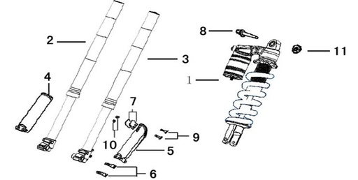 [DC00605-OF/MV-XTRLC] Compensador Pitsterpro XTR 250 LC 2009-11