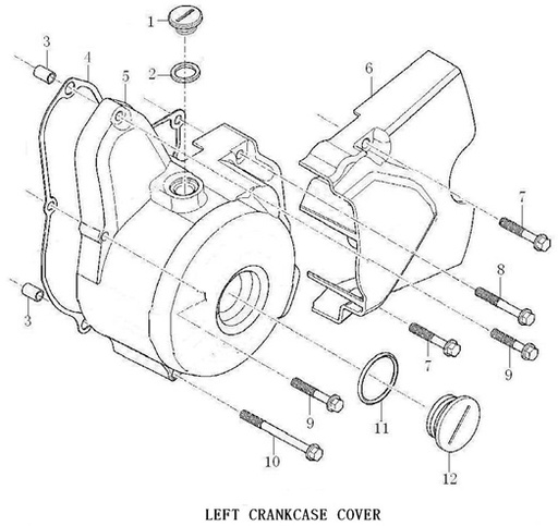 [PB01913-B1/J8-] Empaque Bolante Pitsterpro STR 125