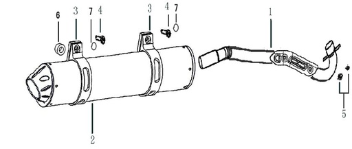 [DC00328-B1/MB] Header Pitsterpro XTR250 LC 2009-11