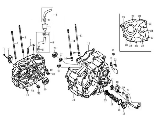 [BB01977-B1/1] Manguera Respiradero Pitsterpro XTR 250 AC / kayo T4 2012-19