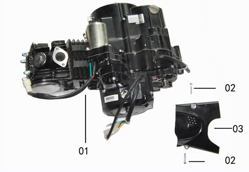 [ST01870-B2/-STR] Motor Completo Pitsterpro STR 125