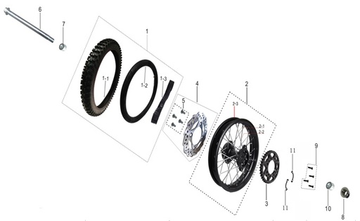 [4010070010-B2/16] Neumatico 14 - 250 / 275 VR