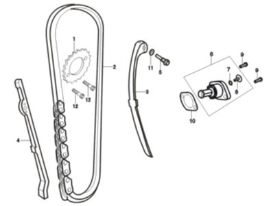 [CM00384-B1/D1] Piñon Cadena Distribución Pitsterpro XTR250 LC 2009-11