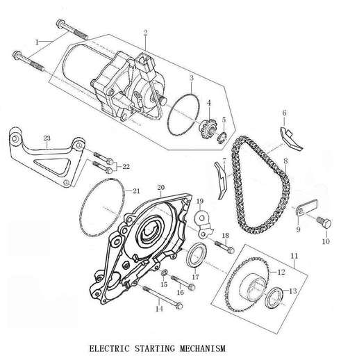 [PB00958-B1/N7] Piñon Fan Clutch Pitsterpro XJR / MX / FXR ss